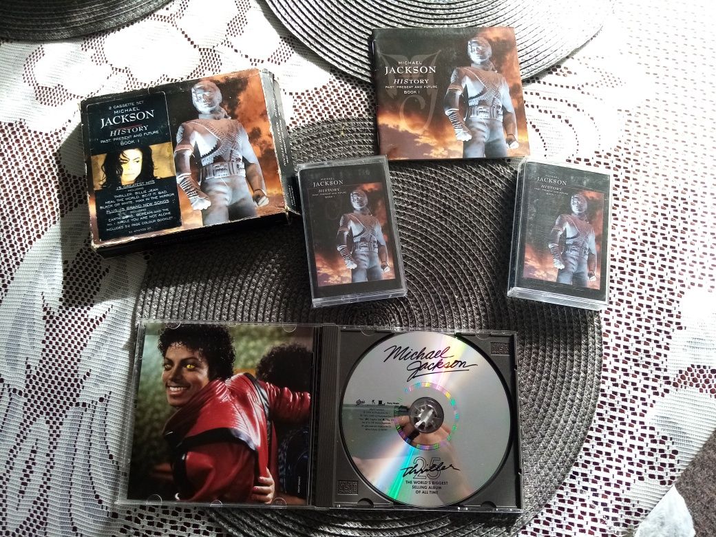 Michael Jackson kasety magnetofonowe i płyta CD