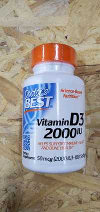 Doctor's Best Vitam D3 2000iu 50mcg 180softgels до 02.2023