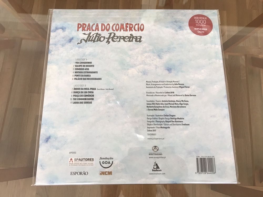 Júlio Pereira - Rão Kyao - Pedro Caldeira Cabral LP Vinil edição