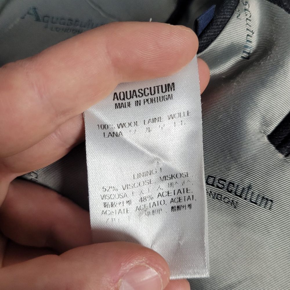 Wełniana marynarka Aquascutum, woolen aquascutum blazer vintage