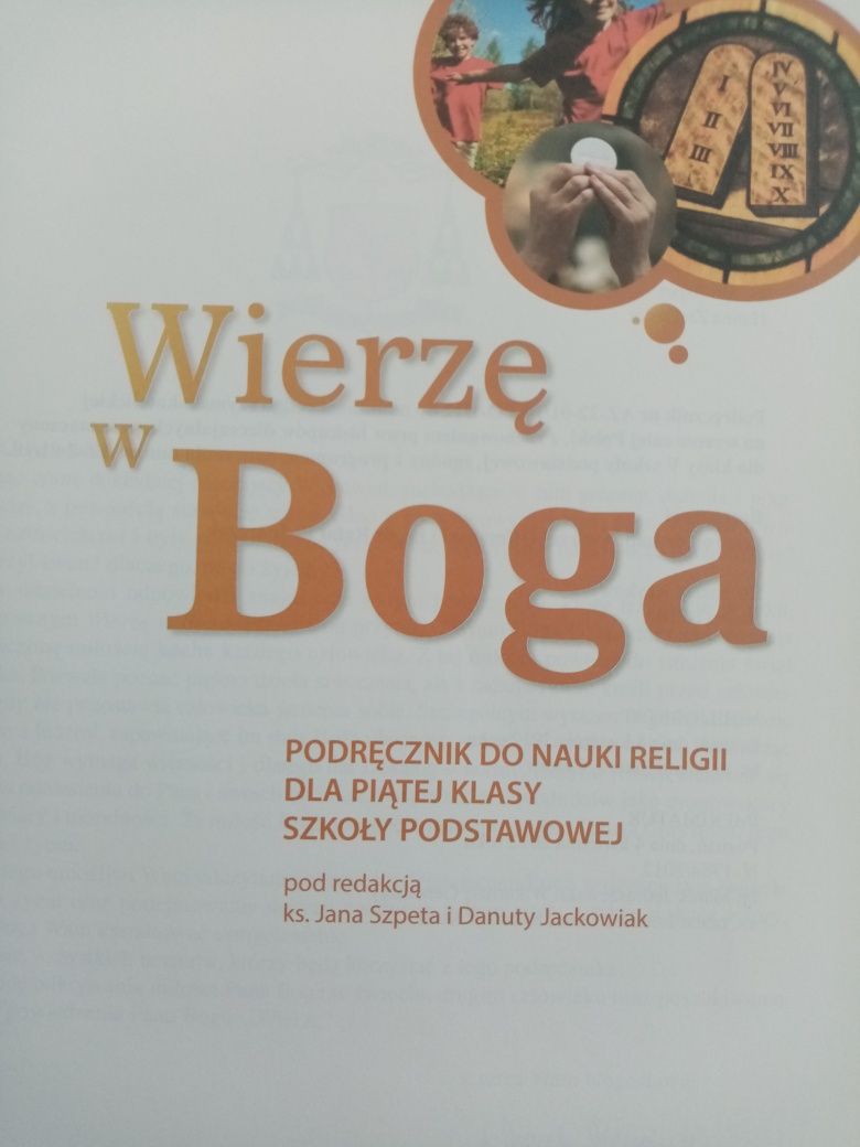 Podręcznik do religii Wierzę w Boga do klasy 5