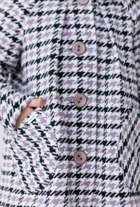 Пальто на дівчинку "гусяча лапка"