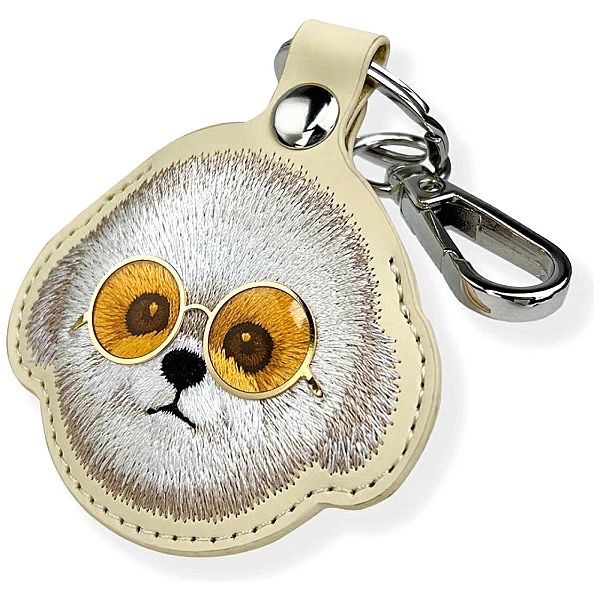 Etui Nimmy Glasses Cool Dog na lokalizator - zielone