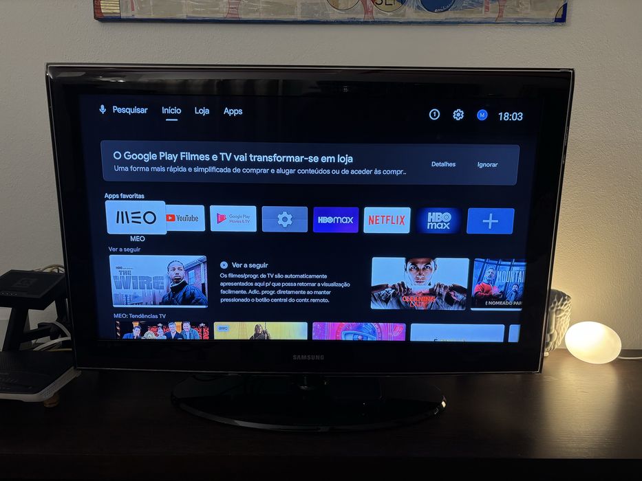 Samsung LE-40A656A1F TV 101,6 cm (40") em perfeito estado