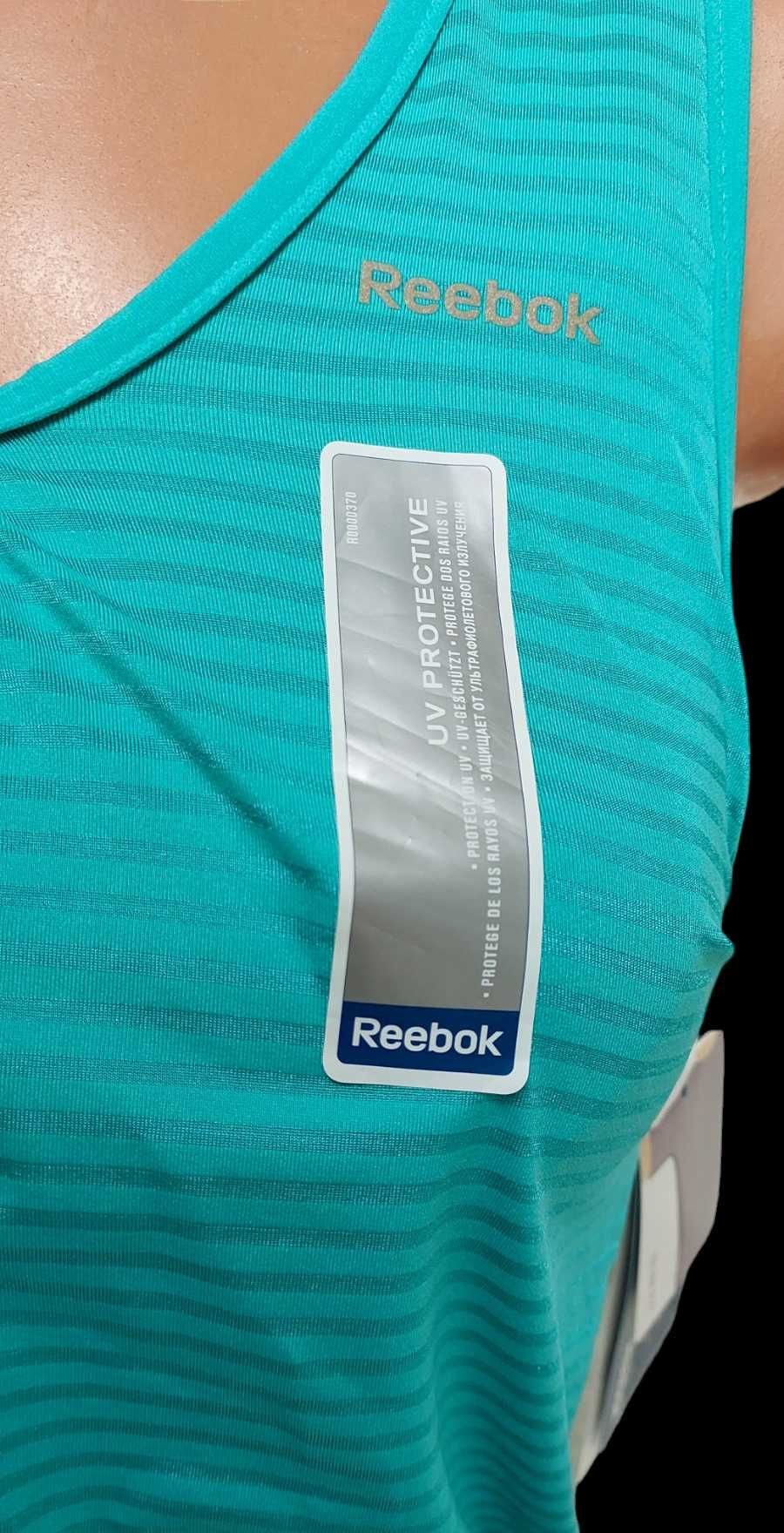 Koszulka treningowa REEBOK ochrona UV, R. 34