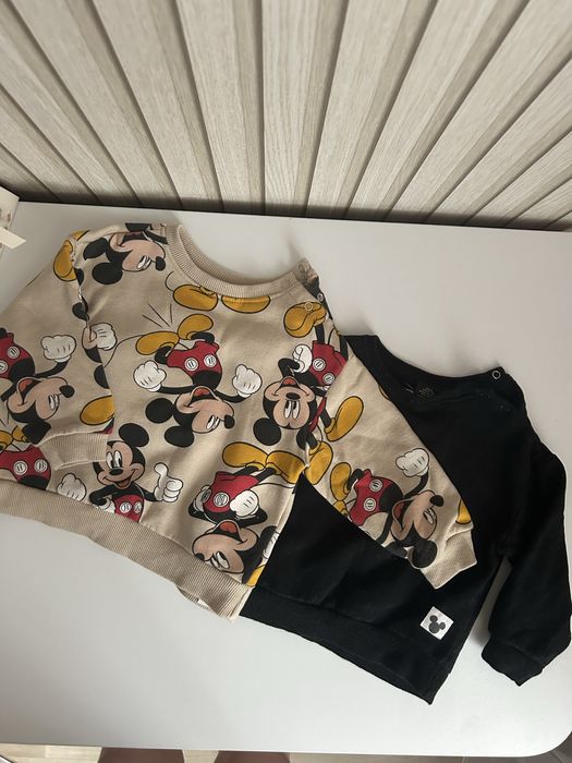 Світшоти міккі, комплект з метеликом светрик