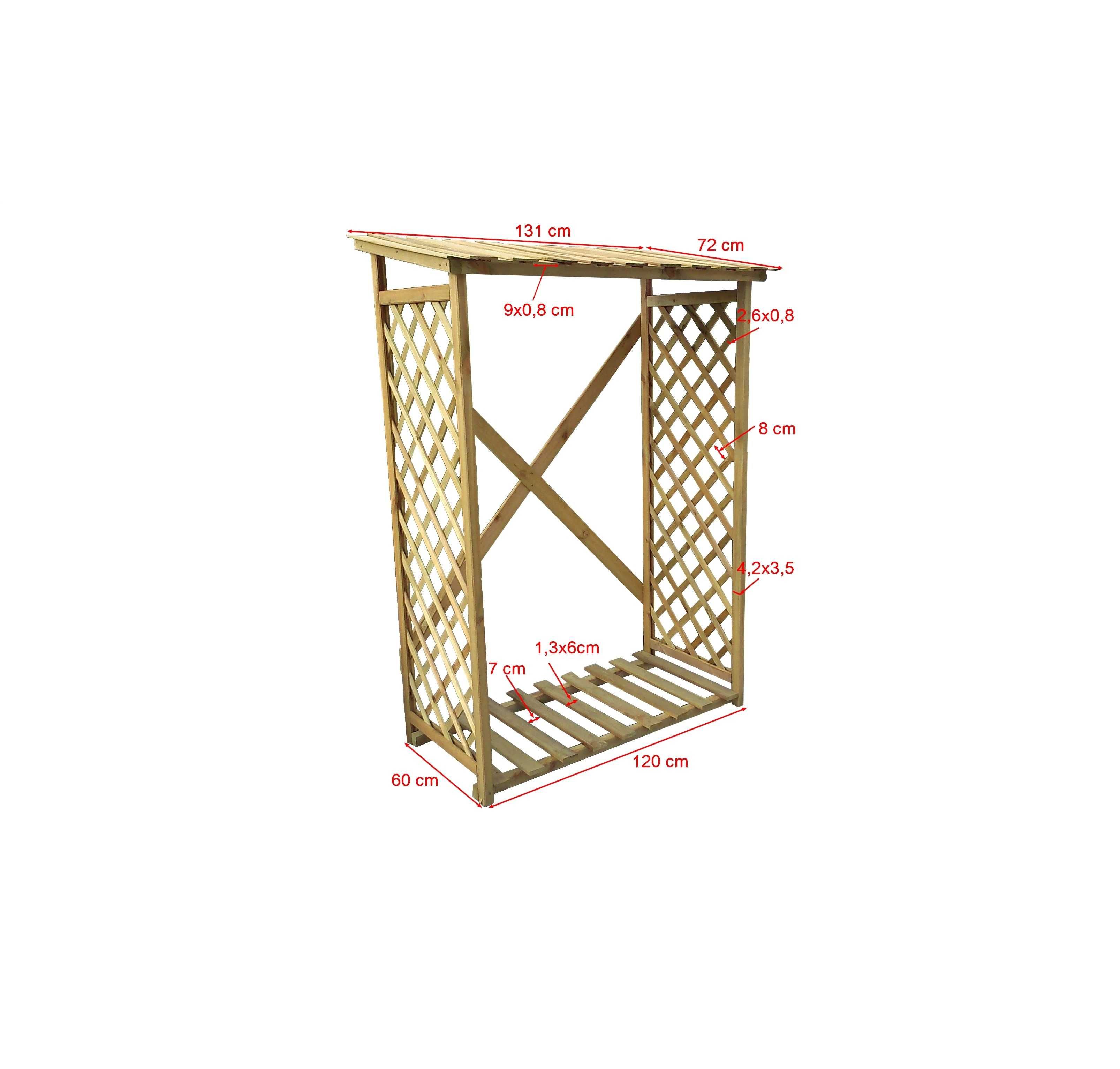 Drewutnia Mini 130X70X180