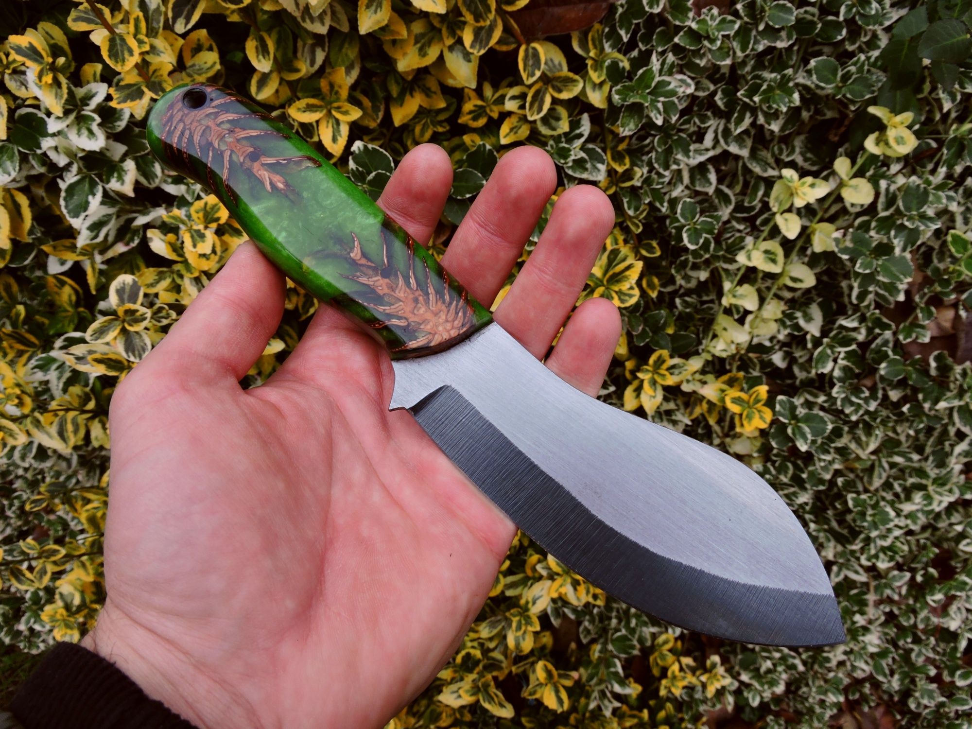 "Nessmuk Dziarski" Nóż Ręcznie Robiony Bushcraft Custom