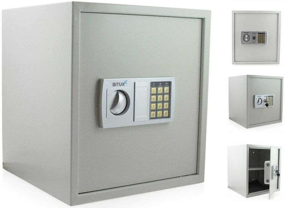 SEJF ŚRENI Domowy / Biurowy na szyfr elektroniczny 3 kolory