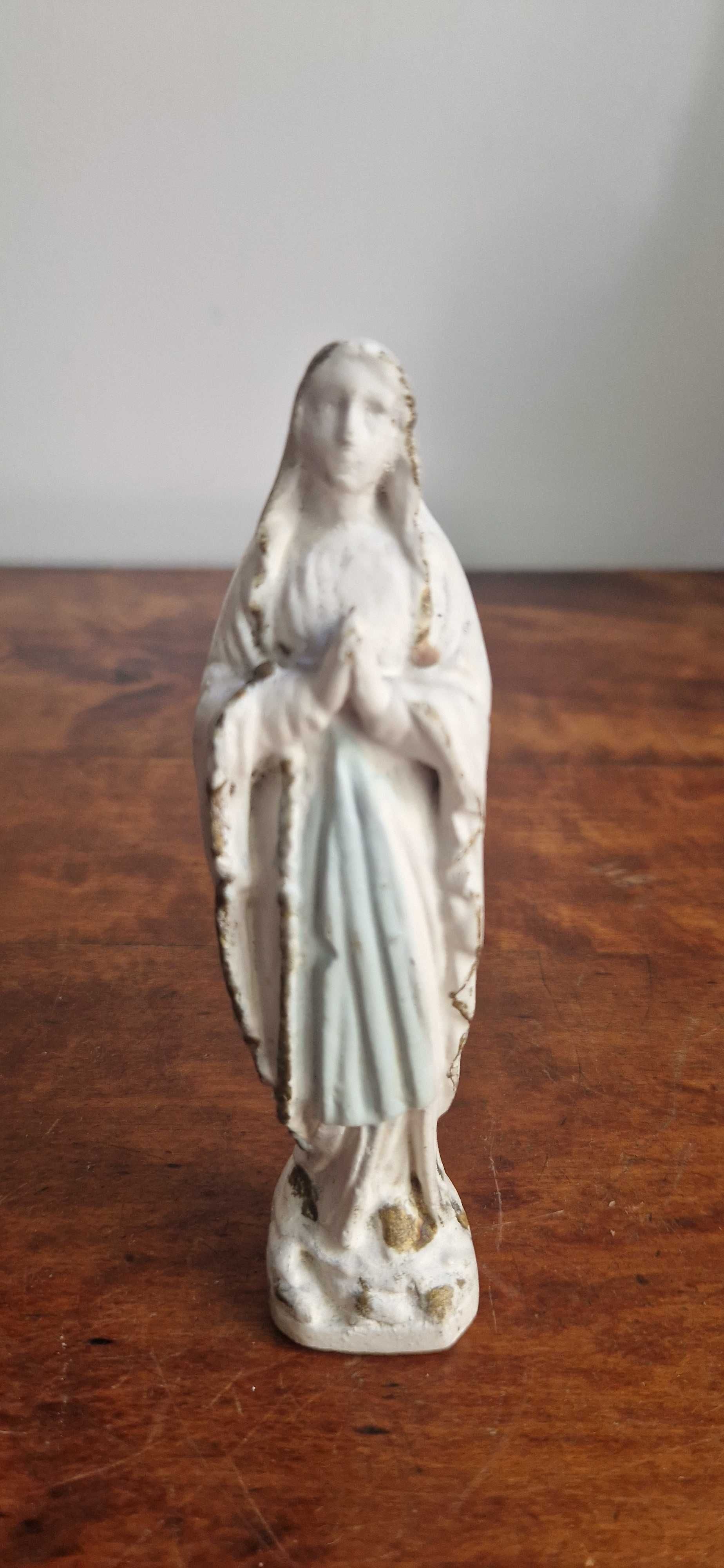 Stara figura dewocjonalia Maryja Madonna przedwojenna antyk Francja