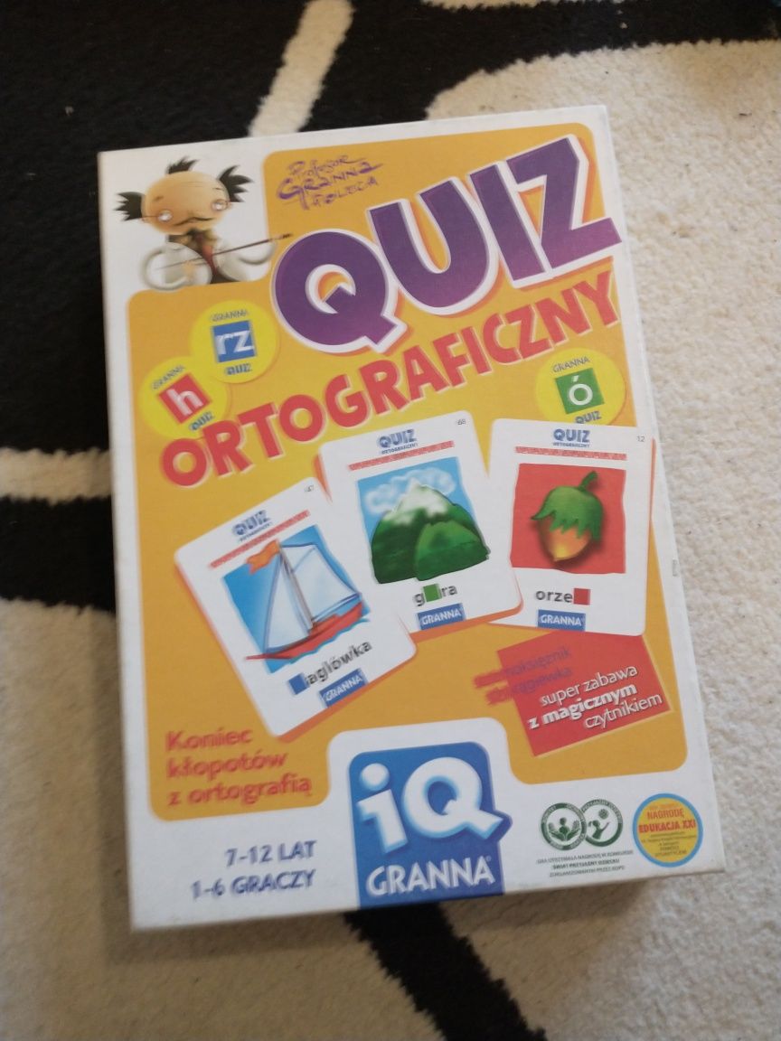 Quiz ortograficzny i quiz wiem wszystko Granna