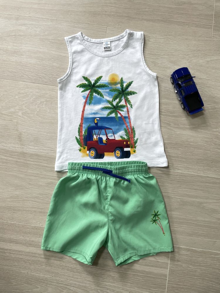 Набор, костюм, майка, шорты на мальчика Waikiki, 24-36 размер