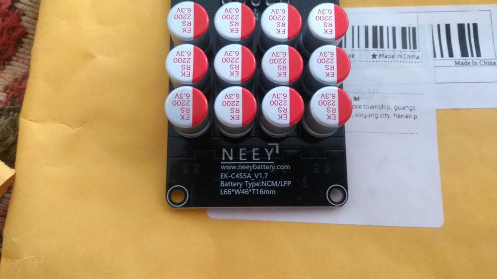 Балансир активный neey 3s 4s 6s 8s 21s для аккумуляторов lto lfp mnc