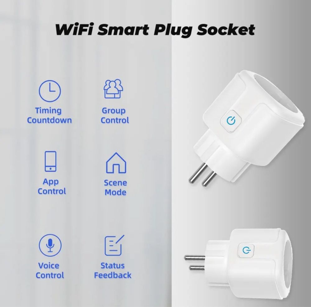 Умная розетка 20А/WI-FI/ Smart Plug