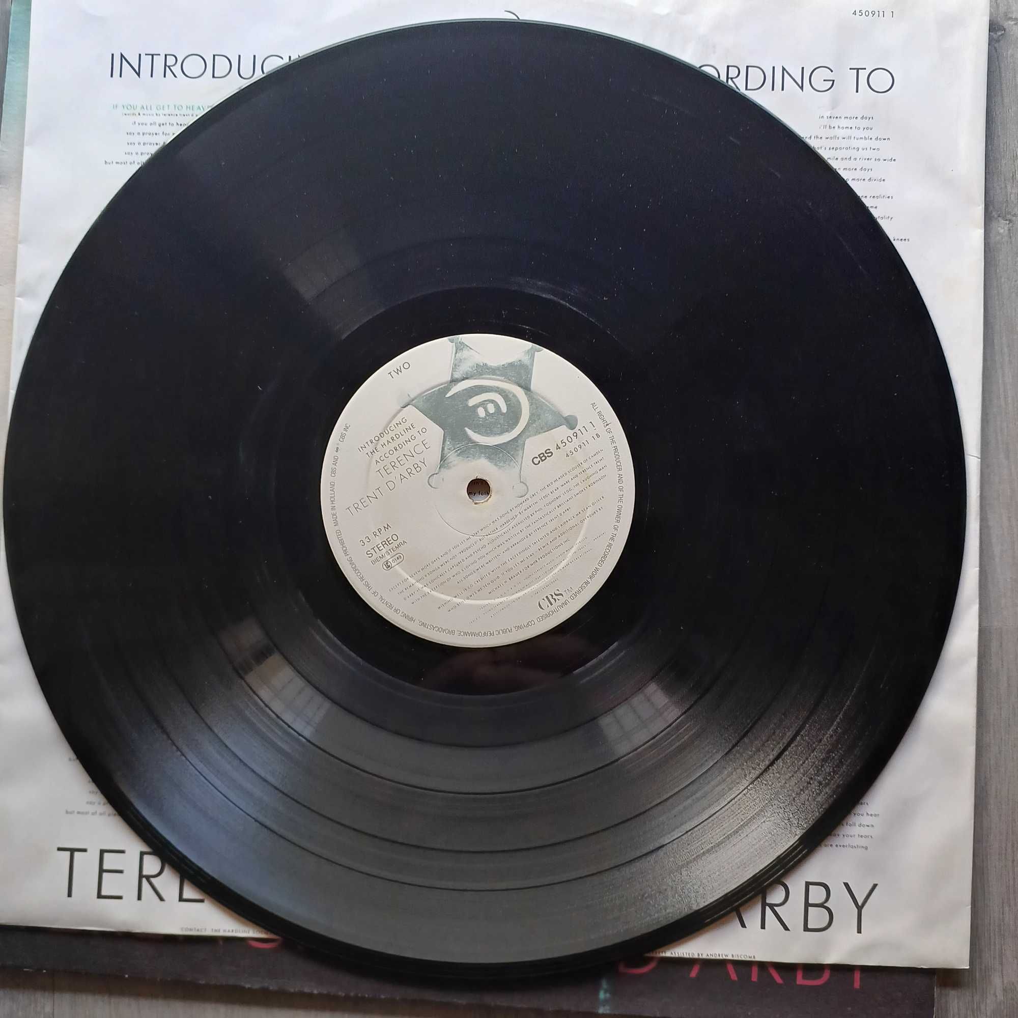 Terence Trent D'Arby LP Introducing the Hardline...