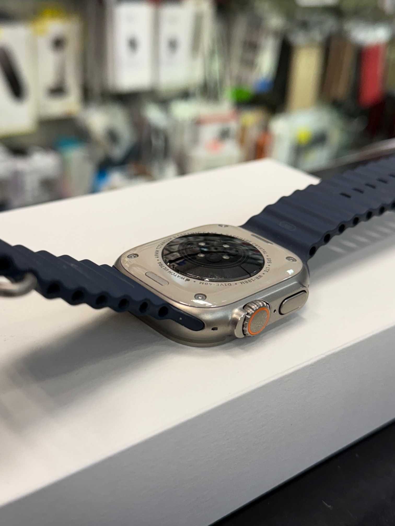 Apple Watch Ultra 2 49mm 98% bateria Titanium Blue Ocea A2986 CELLULAR