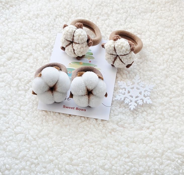 Новорічні аксесуари для волосся заколки,резинки,бантики,обручі