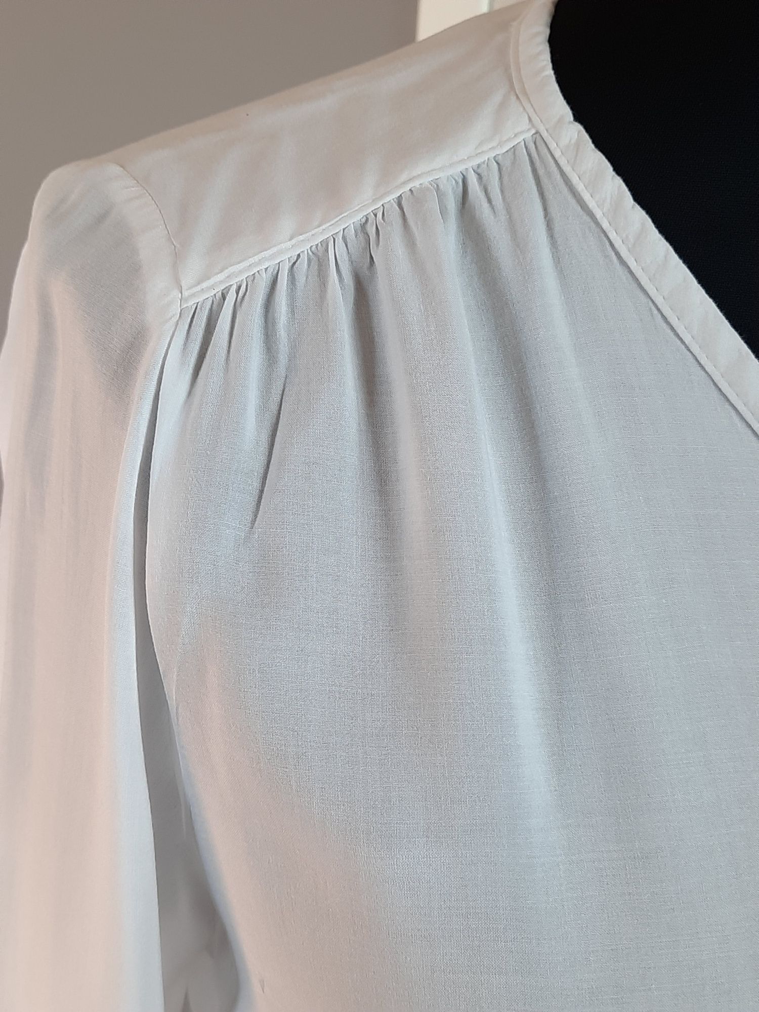 Biała bluzka ,biuro C&A roz.40, L, XL