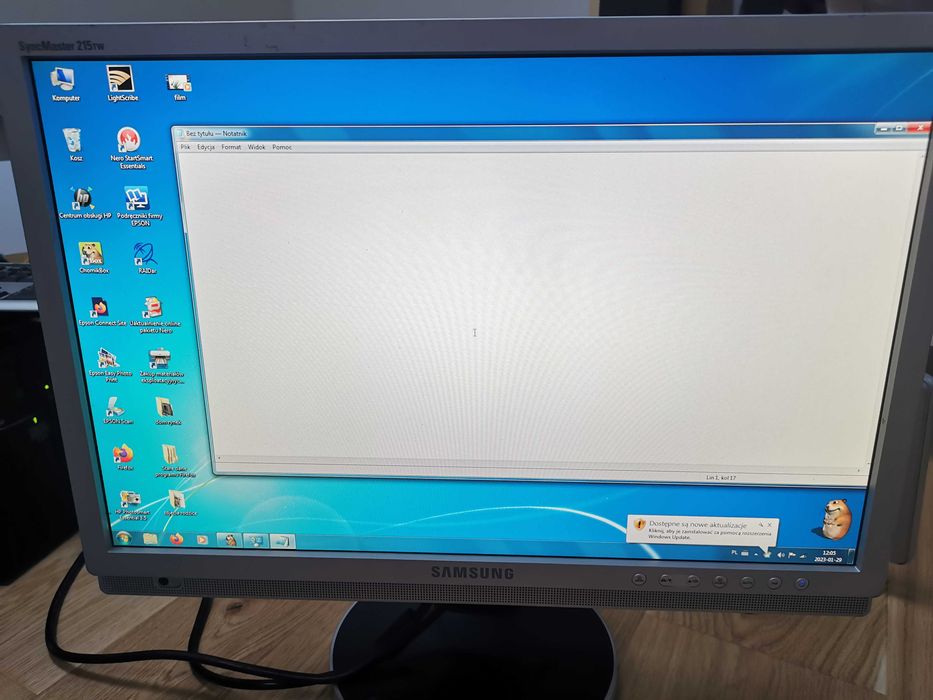 Monitor Samsung 21,5' FHD 215TW