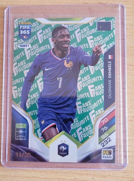Green fans Dembele 11/50 panini FIFA 2026