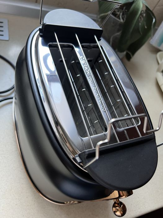 Mauviel 1830 toster loft czarny z dodatkiem miedzi