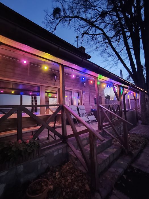 SYLWESTER Balia z gorącą wodą!  SAUNA! Kominek  Mazury