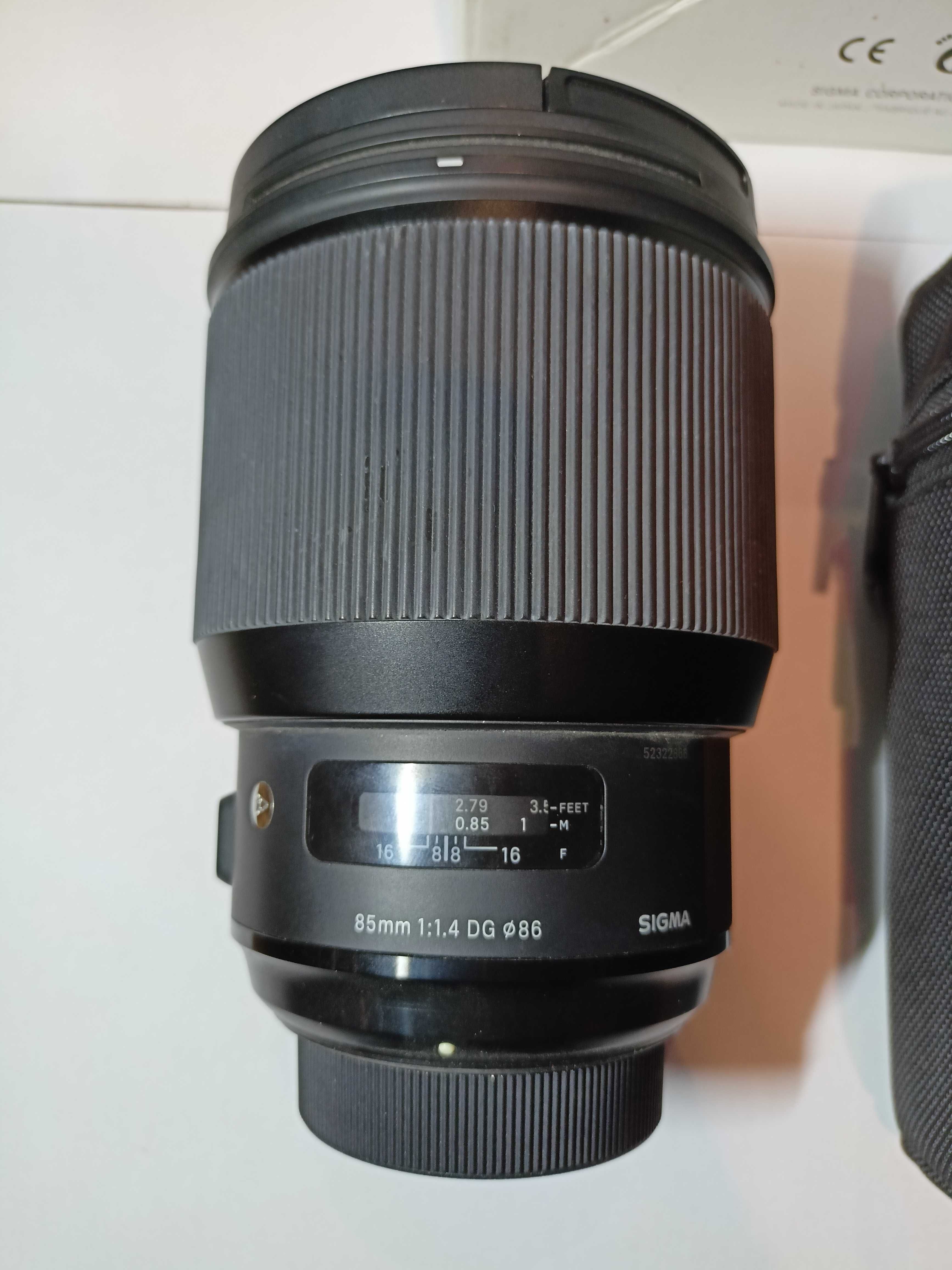 Sigma Art 85mm 1.4 Nikon