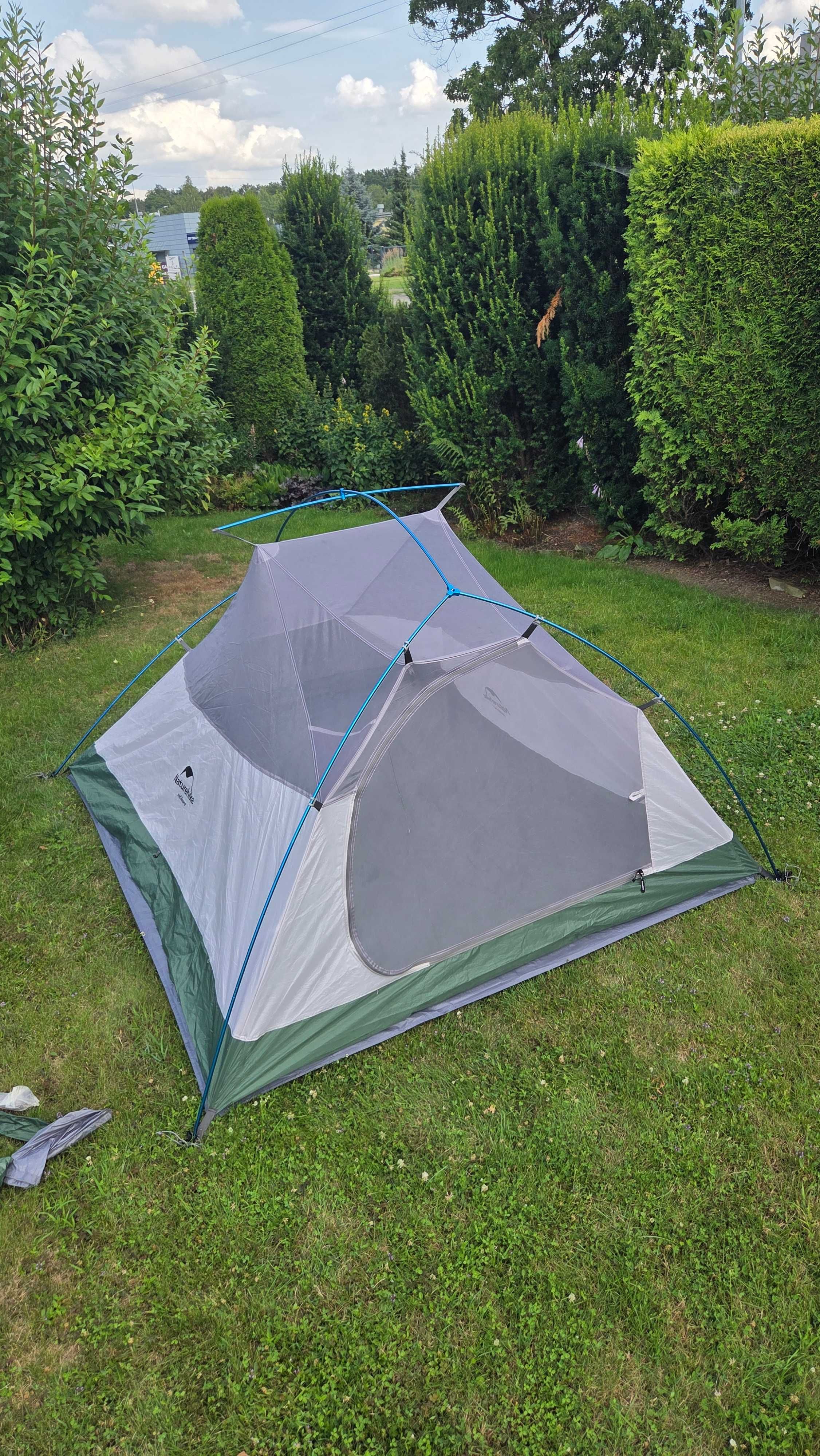 Ultralekki namiot turystyczny Naturehike Cloud Up 3 20D zielony 3-os.