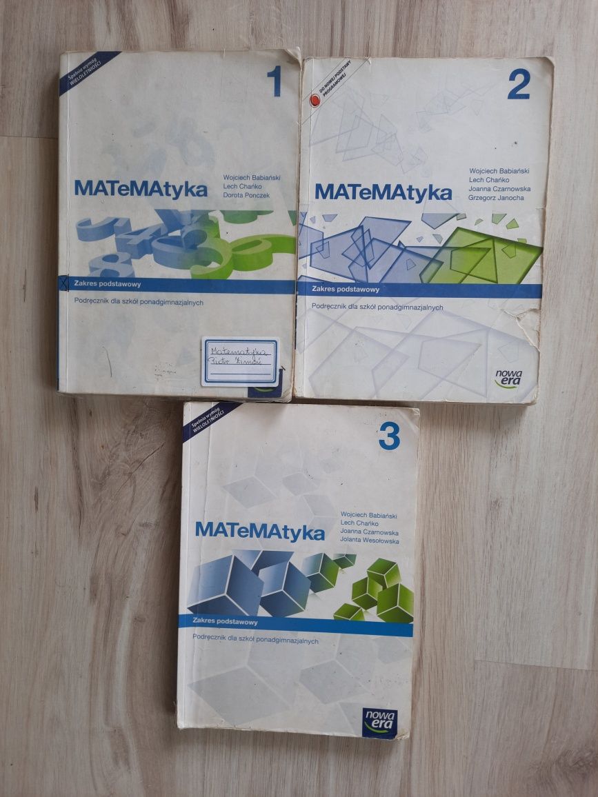 Matematyka cz. 1, 2 i 3