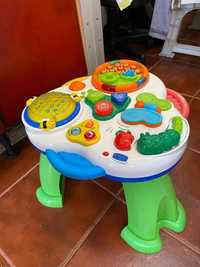 mesa de brincar para bebe