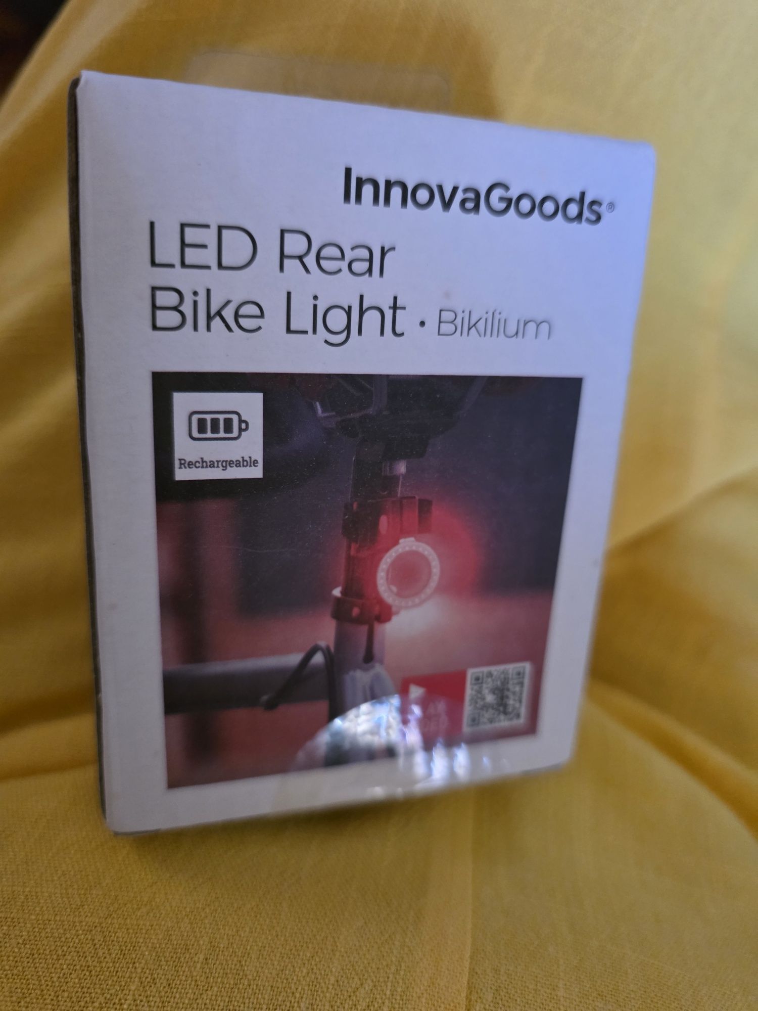 Luz vermelha led para bicicleta, trotinete