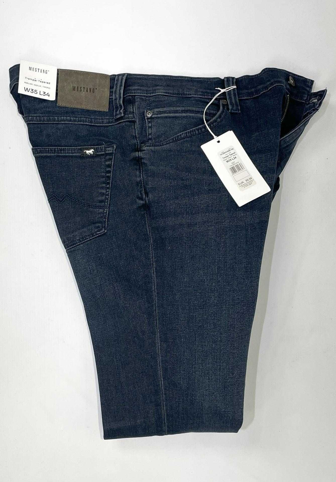 Spodnie męskie jeansy Mustang Tramper Tapered 782 Deep W31 L34