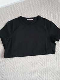 Nowy czarny t-shirt roz M, Anna Feld czarna bluzka