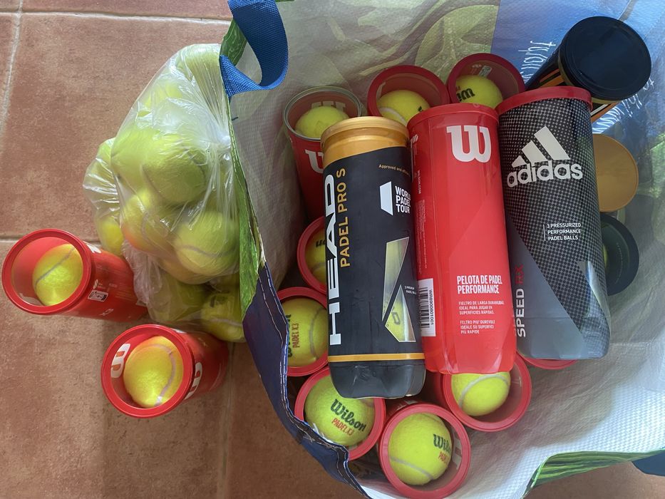 Bolas de Padel pouco usdas