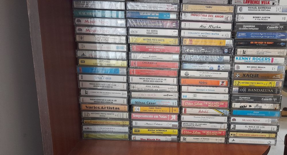 cassetes novas   K7  musica nacional, brasileira e estrangeiras