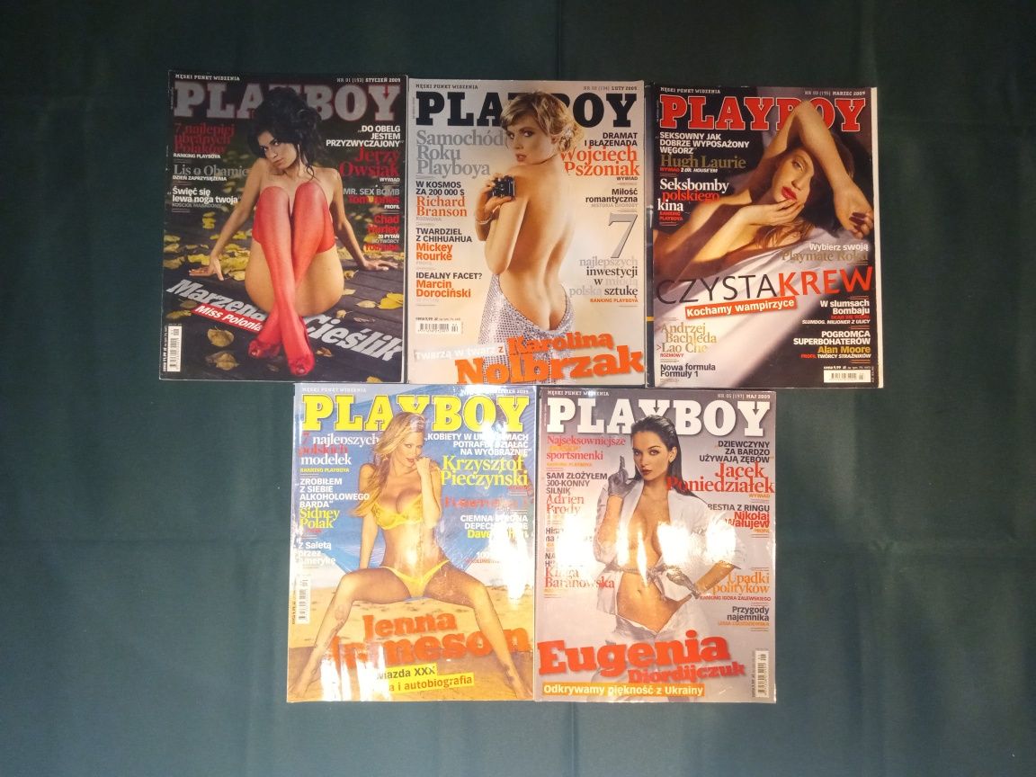 Playboy 2009 kilka egzemplarzy