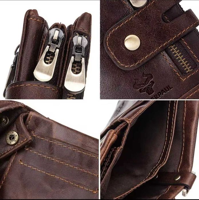 Мужской кожаный портмоне