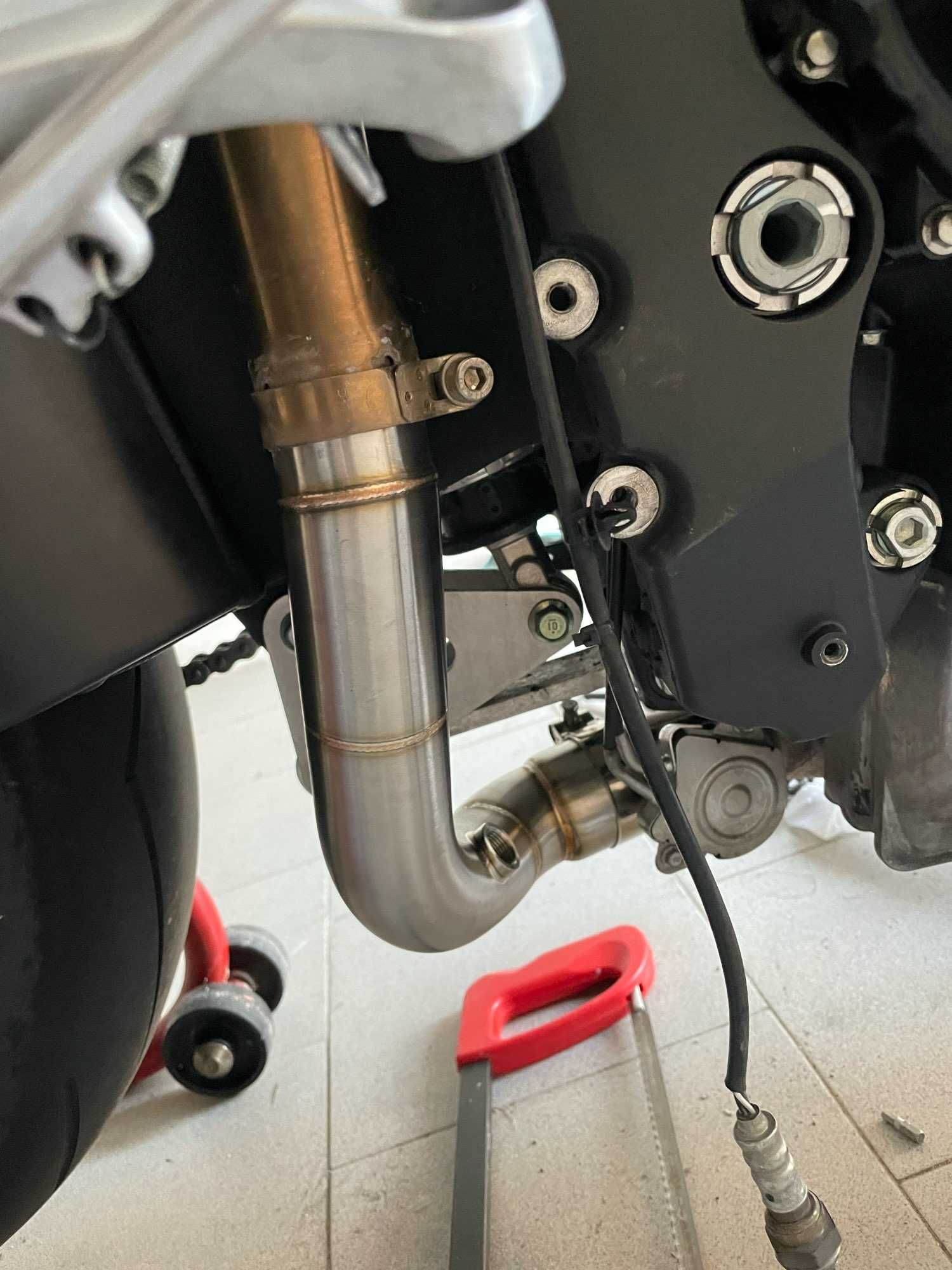 Decat escape Honda CBR600rr CBR 600 re remove catalizador