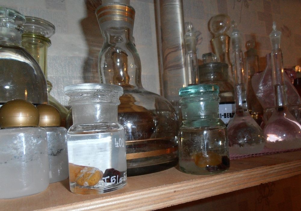 Подарочный ШтормГласс с минералами, в коллекционной склянке (+ Видео)