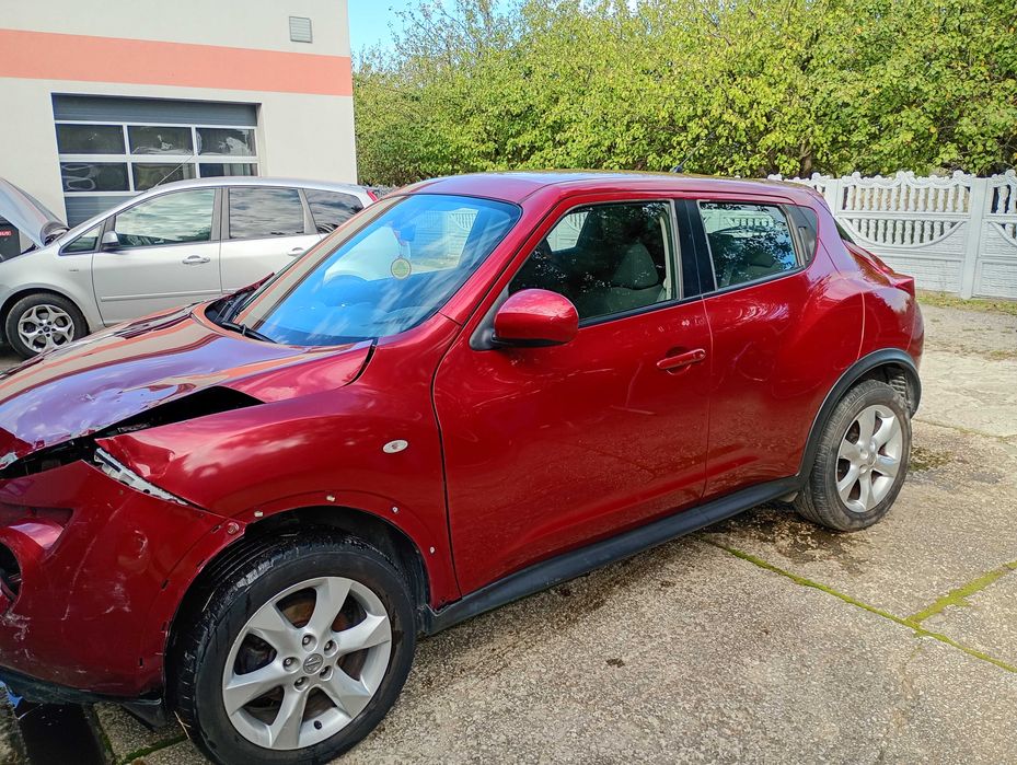 Nissan Juke, 2010 r., 1,6 B, Klimatronik, Uszkodzony