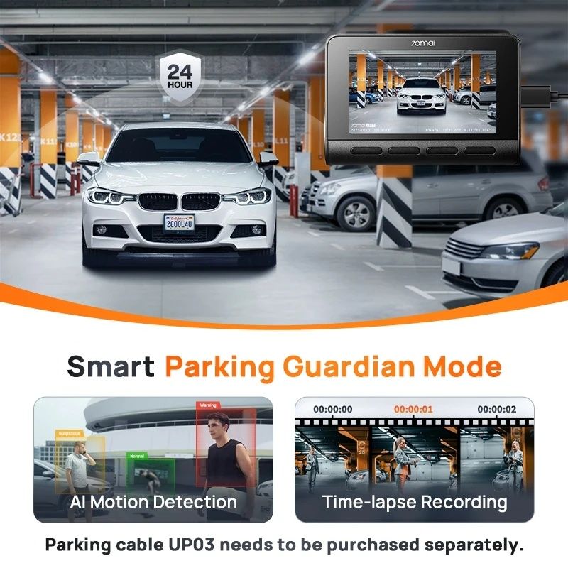 Відеореєстратор Xiaomi 70mai Dash Cam 4K A810  + задня камера