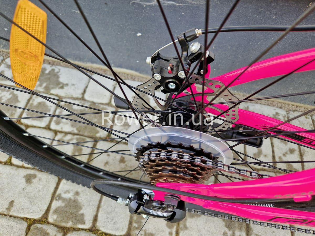 Велосипед з дисковими гальмами Cross 26" Stinger Рама-15" pink