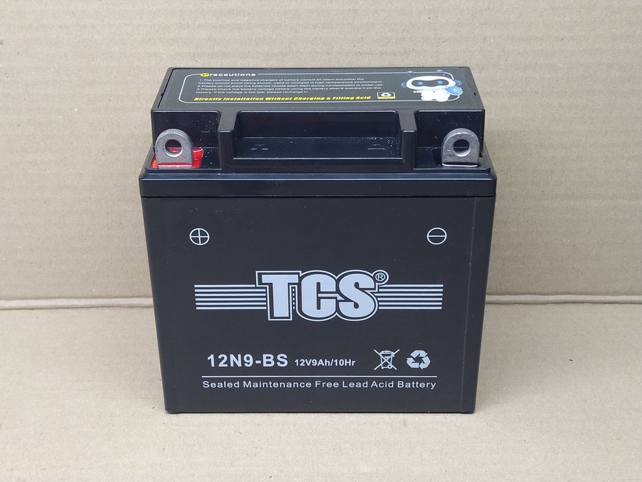 Аккумулятор мото АКБ GEL 12V 9A 135-75-135mm 12N9BS "TCS"