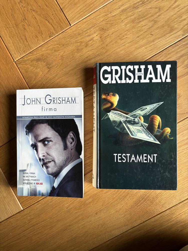 John grisham 2 książki, firma i testament