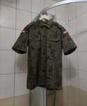 militarna koszula bluzka zapinana z krótkim rękawem XL classic sport