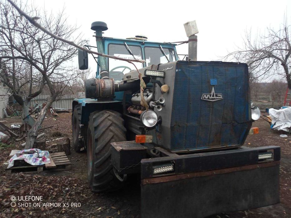 Трактор Т-150 (ЯМЗ-238) з плугом ПЛН-5