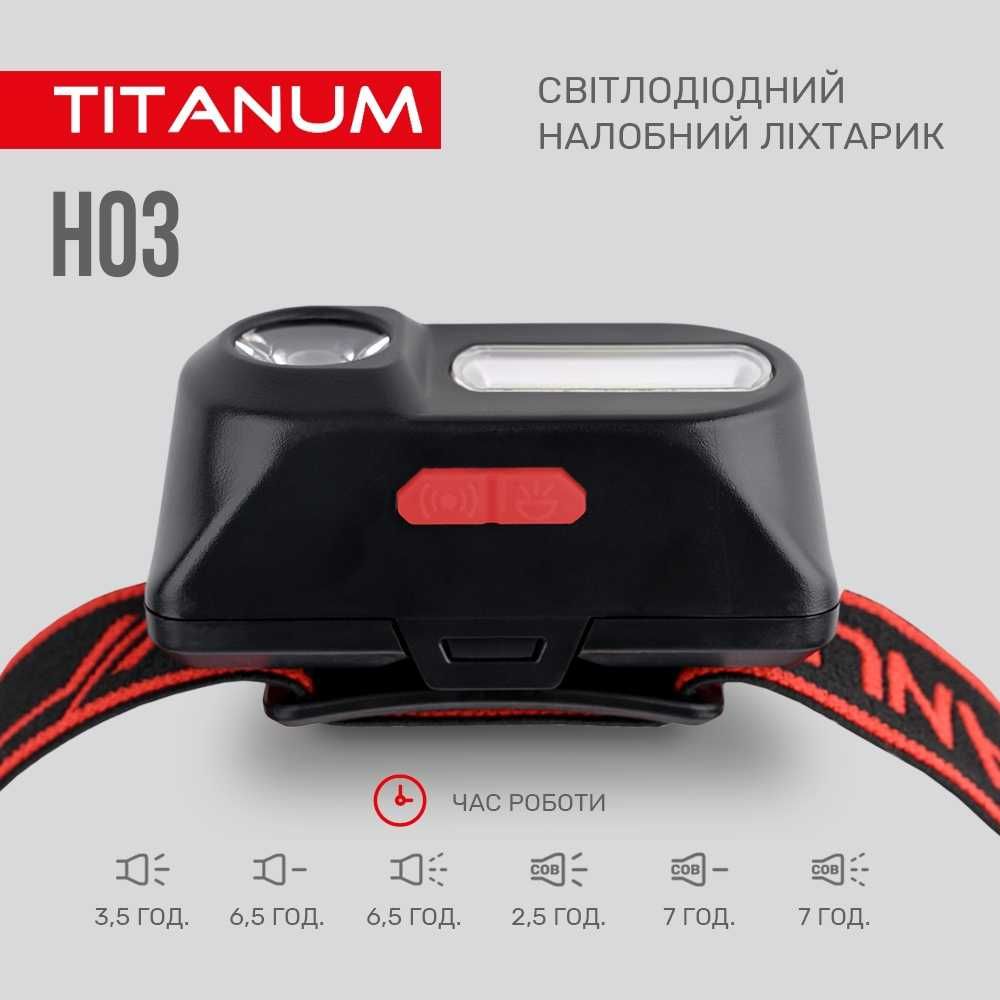 Фонарики titanum h01,h02,h03,h04