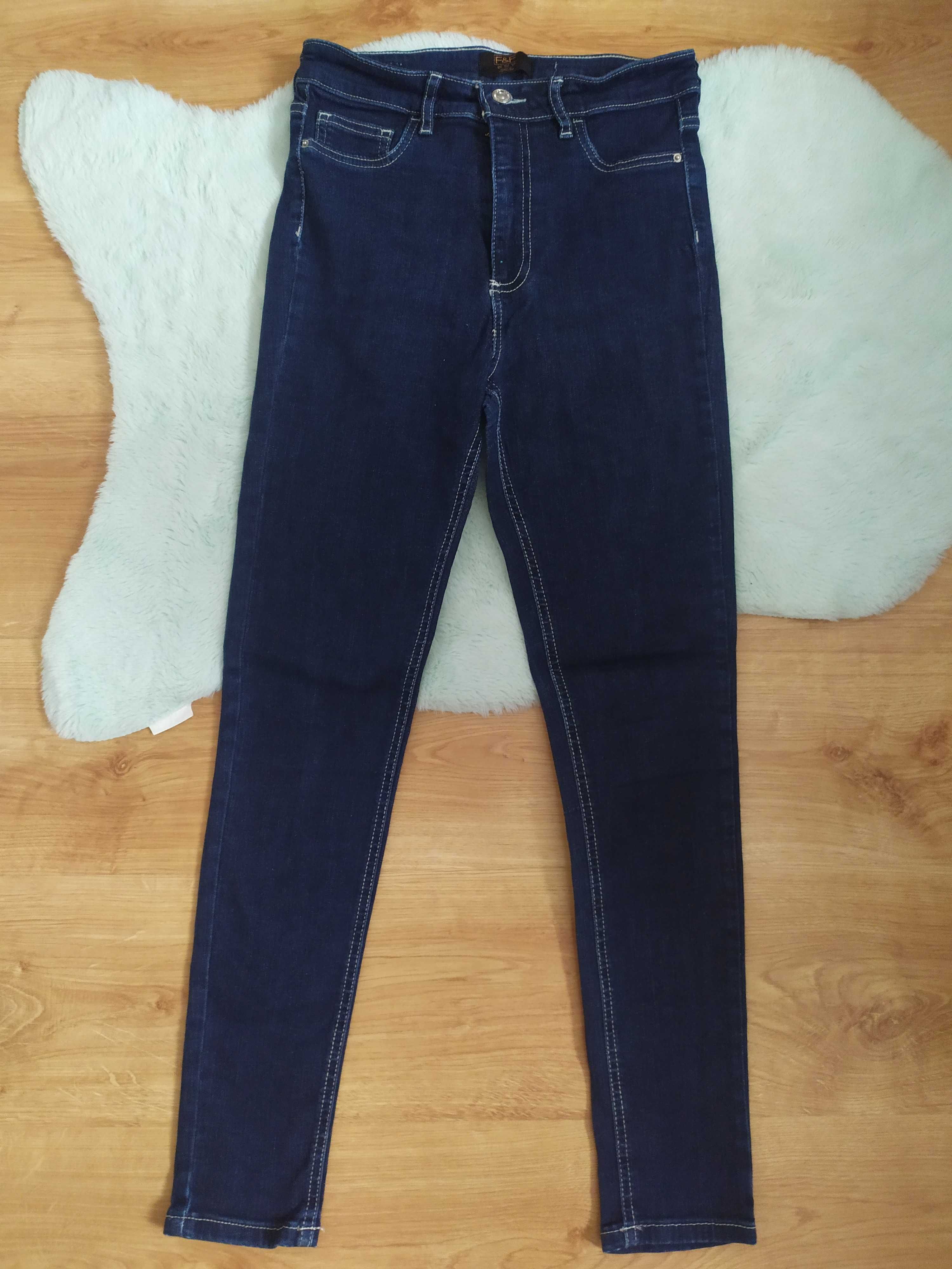 Spodnie jeansowe F&F, rozmiar 38