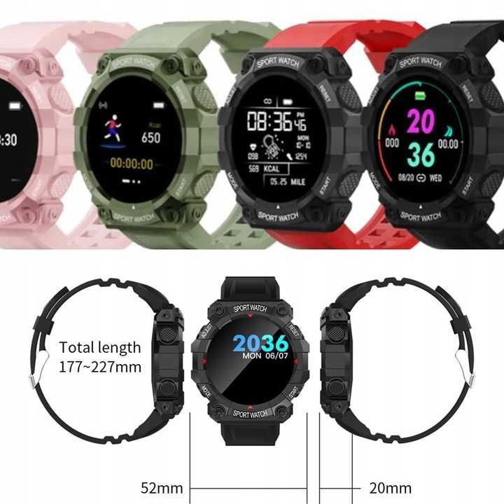 SMARTWATCH WODOODPORNY wielofunkcyjny smartband opaska zegarek męski