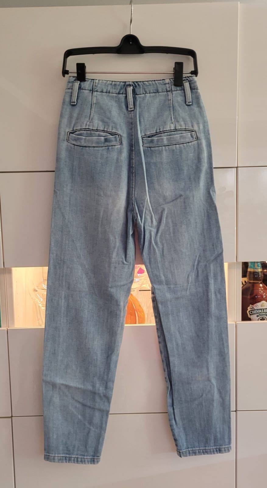 Jasne Spodnie jeans mom 32 house
